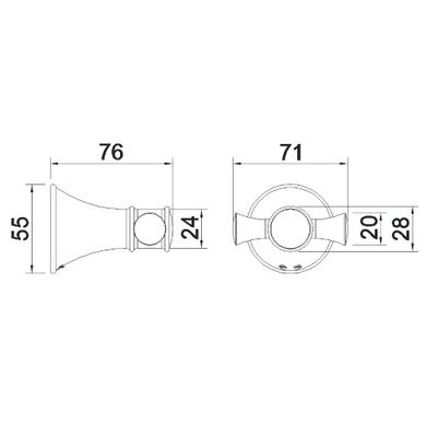 PODZIMU LEDOVE крючок ZMK01170121 IMPRESE