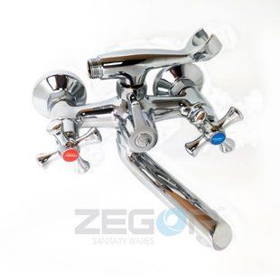 Смеситель для ванны ZEGOR (TROYA) DML3-A827