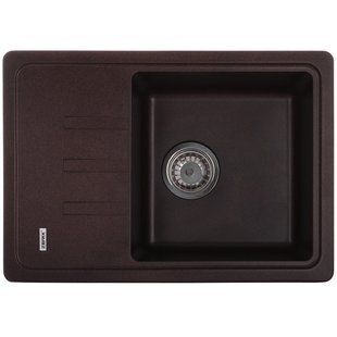 Мийка кухонная ZERIX ZS-6243S-12 Коричнева (ZX4576)