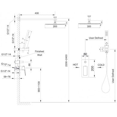 Душевой гарнитур IMPRESE Grafiky ZMK061901110