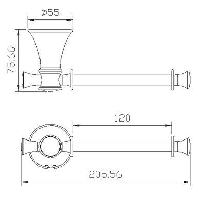 PODZIMU LEDOVE держатель для туалетной бумаги ZMK01170122 IMPRESE