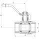 Кран кульовий KOER 1 1/4" ГГР (KR.214) (KR0023)