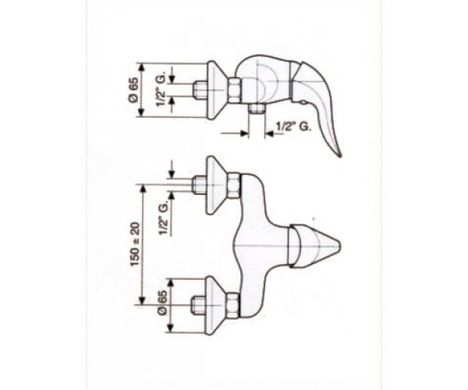 Смеситель для душа EMMEVI DUKA CR44002