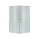 Душова кабіна Lidz Latwa SC90x90.SAT.HIGH.FR, скло Frost 4 мм без піддону