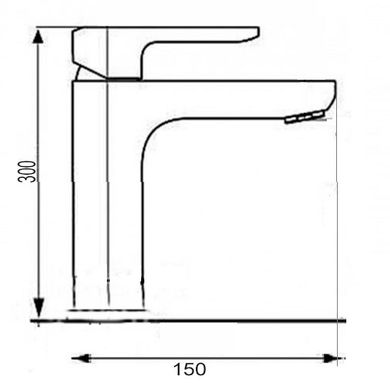 Смеситель для раковины TOPAZ BARTS-TB 07203-H36