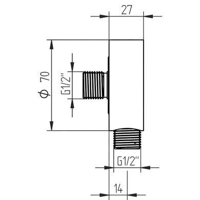 Підключення шланга Bianchi Steel PRASTE310000INX
