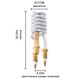 Тэн для водонагревателя с индикатором температуры ELH-3000D ELW21 и ELW22 Zerix ZX3047