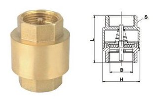 Клапан обратного хода воды SOLOMON 3" C6022