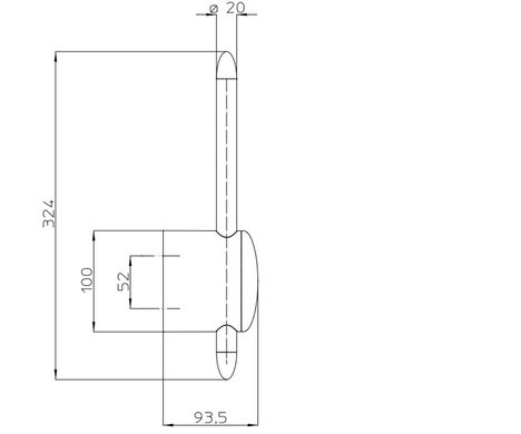 Бумагодержатель BOSSINI Bos N000040030009