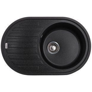 Мийка кухонная ZERIX ZS-7750R-13 Графітна (ZX4561)