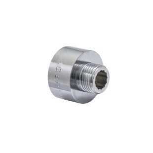 Перехідник (конектор) 1/2"х1" (хром) KOER KF.A0610.CHR (KF0135)