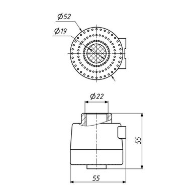 Аэратор с ВР Lidz (CRM)-48 00 025 00 SD00041567