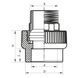 Муфта НР 63x2M PPR KOER K0102.PRO (KP0121)