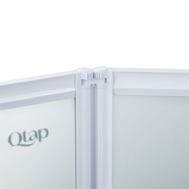 Штора на ванну Qtap Gemini WHI401114RP4 стекло Pear 4 мм, 110x140 см