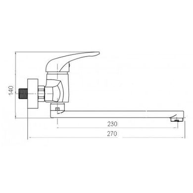 Смеситель кухонный Globus Lux Caprice GLCA-0104