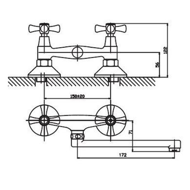 Змішувач для кухні HAIBA SMES 361 HB0380