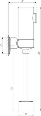 Устройство инфракрасный для писсуара TREMOLADA TREMO-8112 BATTERY