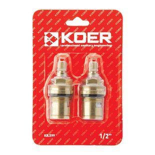 Кранбукси KOER KR.599 КОМПЛЕКТ (2 шт/БЛІСТЕР) кераміка MF-1/2" (AC0528)