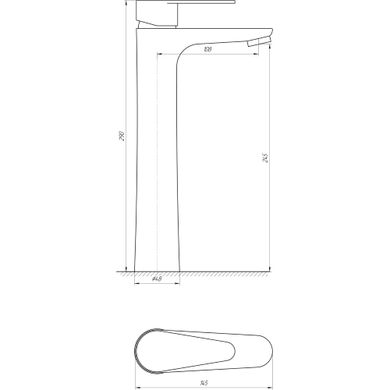 Смеситель для раковины Globus Lux SM-201