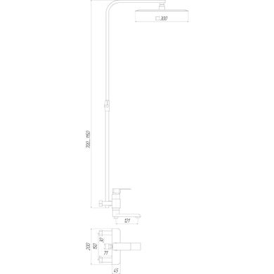 Душевая система Globus Lux GLM-0007