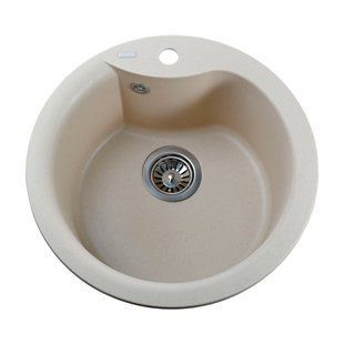 Гранітне миття Globus Lux ORTA слонова кістка 485