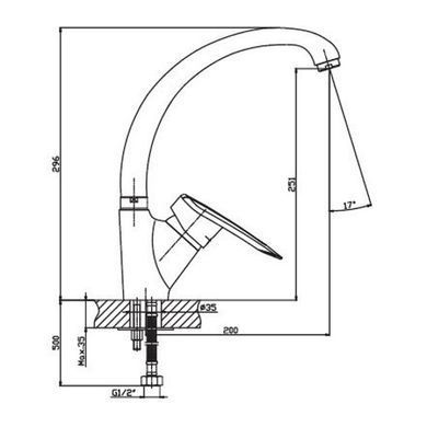 Кухонный смеситель Haiba Disk 011 HB0056